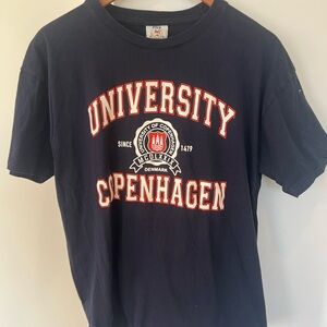 Fox Navy University T-Shirt